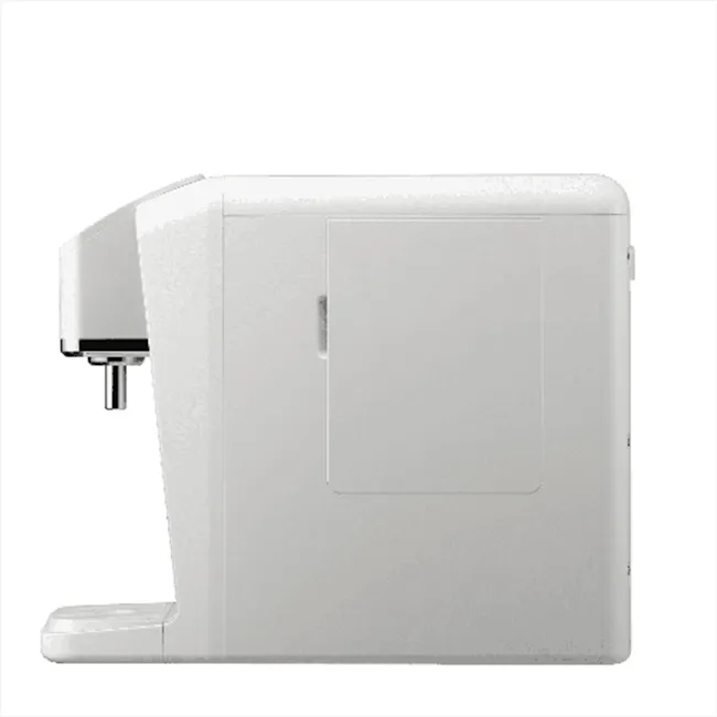 Ruhens V Series Water Purifier - Charcoal Black - 6 - White medical examination machine, sleek design, ergonomic stand