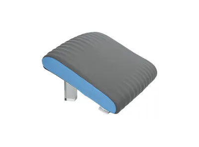Bellami Plus Tech Series Linear Lumbar / Seat Memory Foam Cushion - Grey Blue