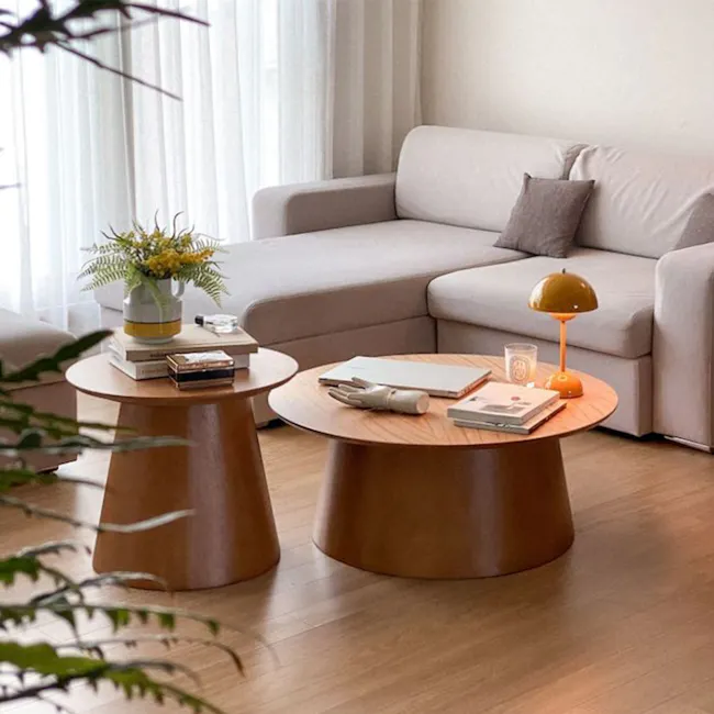 Gadel Coffee Table Set - Maple Oak - 2