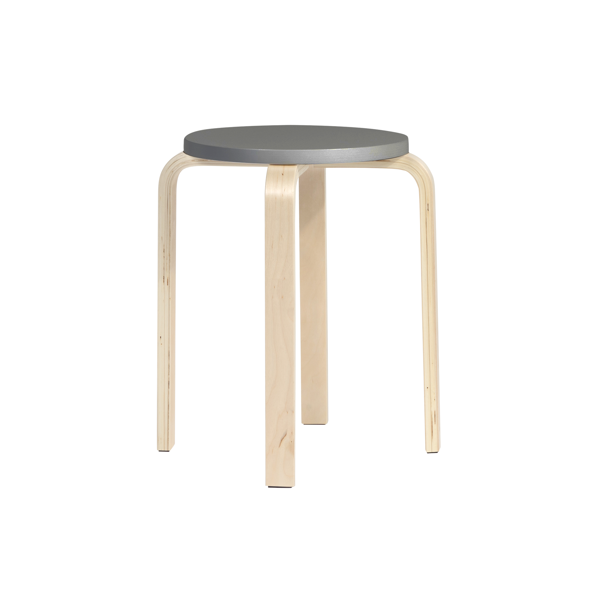 Mizuki Stackable Stool - Dark Grey