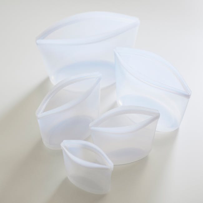Stasher 4-Cup Bowl - Clear - 9