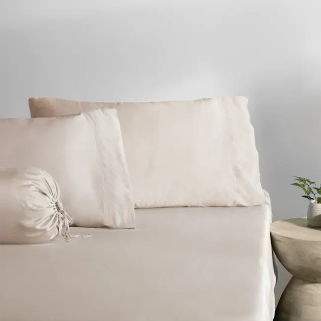 Robinsons Cool Bamboo Fitted Sheet Set Hotel Collection - Perla Grey (4 Sizes) - 9