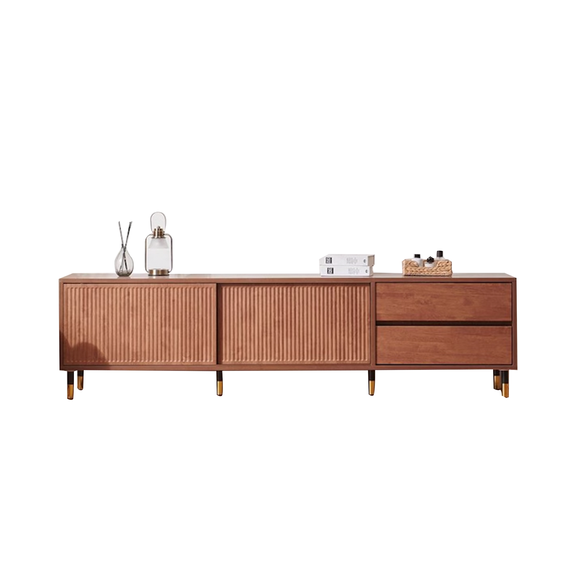 Wember TV Console 2m - Walnut