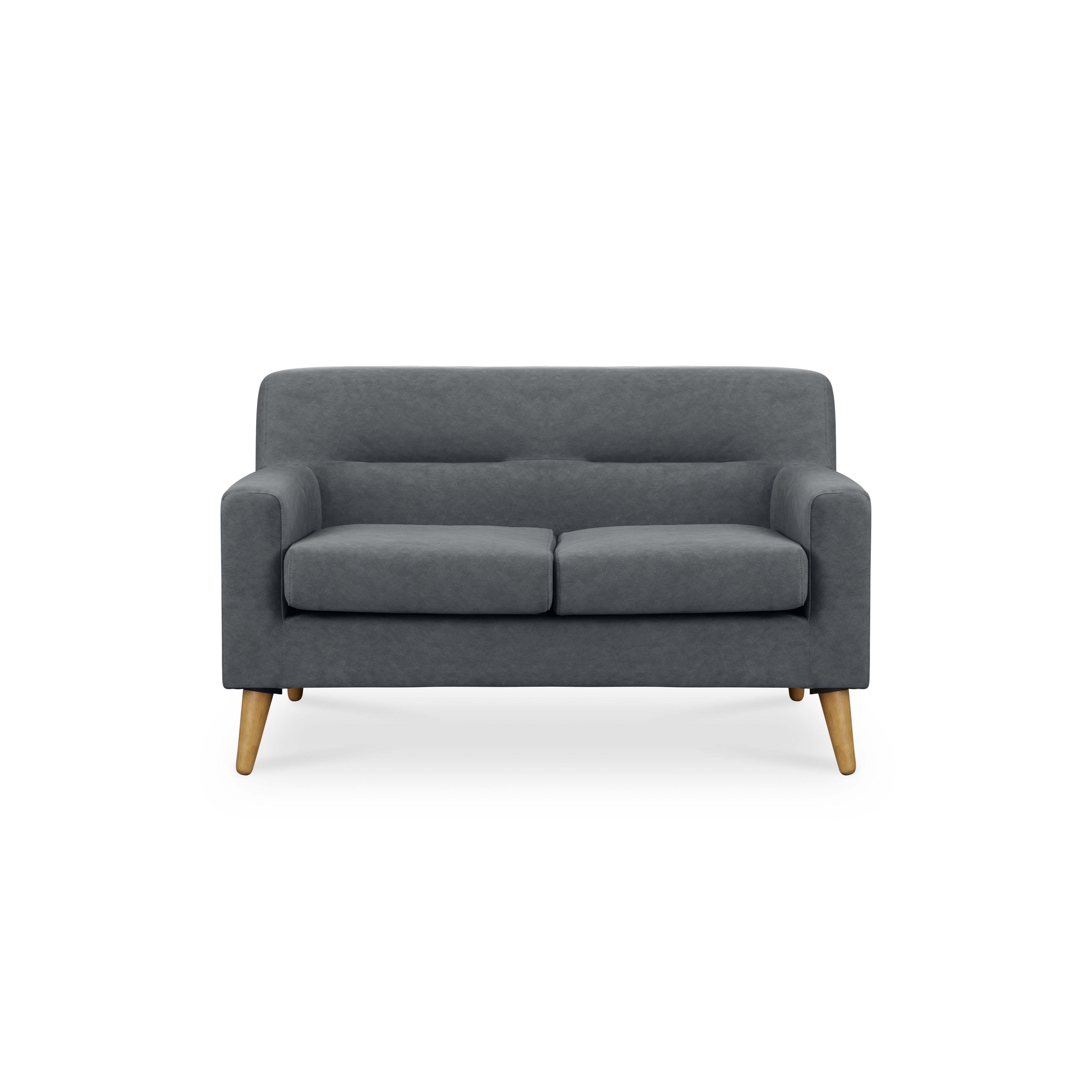 Damien 2 Seater Sofa - Dark Grey (Scratch Resistant)