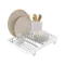 Sinkin Dish Rack - White, Nickel