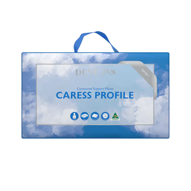 Dentons Caress Profile Pillow - 2 - Contoured Support Pillow, DENTONS, Soft, Comfortable, Airy, Contoured, Profile, Made in