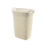 Knit Laundry Hamper with Lid 57L  - Oasis White - 0