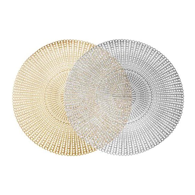 Dome Round Placemat - Gold - 2