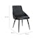 Tove Dining Chair - Dark Brown - 4