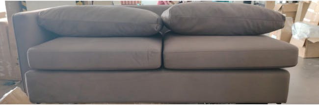 (As-is) Ashley L-Shaped Lounge Sofa - Taupe - 1 - 1