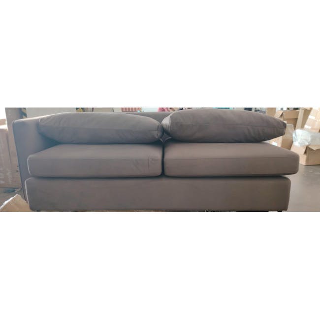 (As-is) Ashley L-Shaped Lounge Sofa - Taupe - 1 - 1