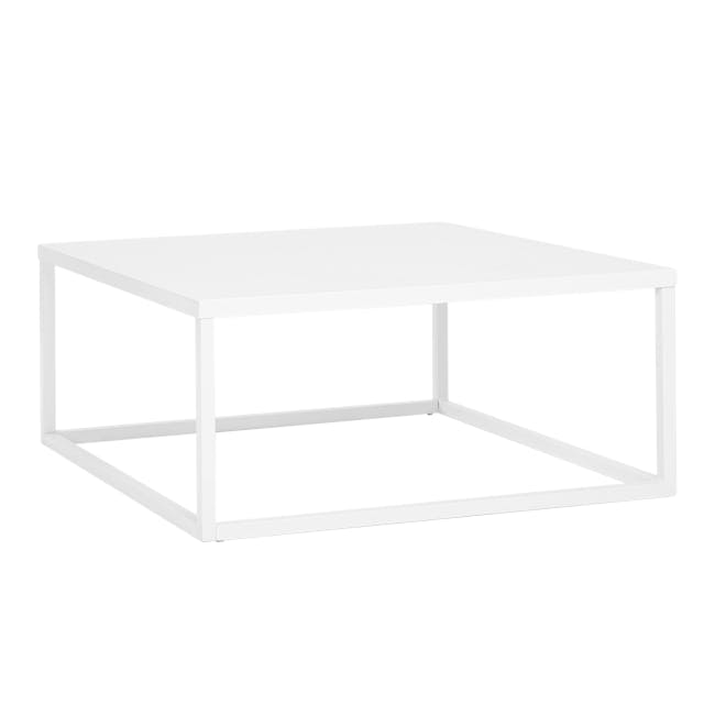 (As-is) Dachi Coffee Table - Matte White - 3 - 0