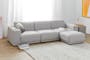 Milan 4 Seater Sofa - Slate (Fabric) - 1