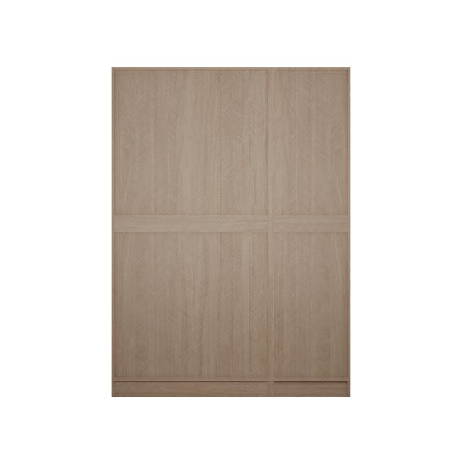 Lucca 3 Door Wardrobe 9 - Herringbone Oak - 5