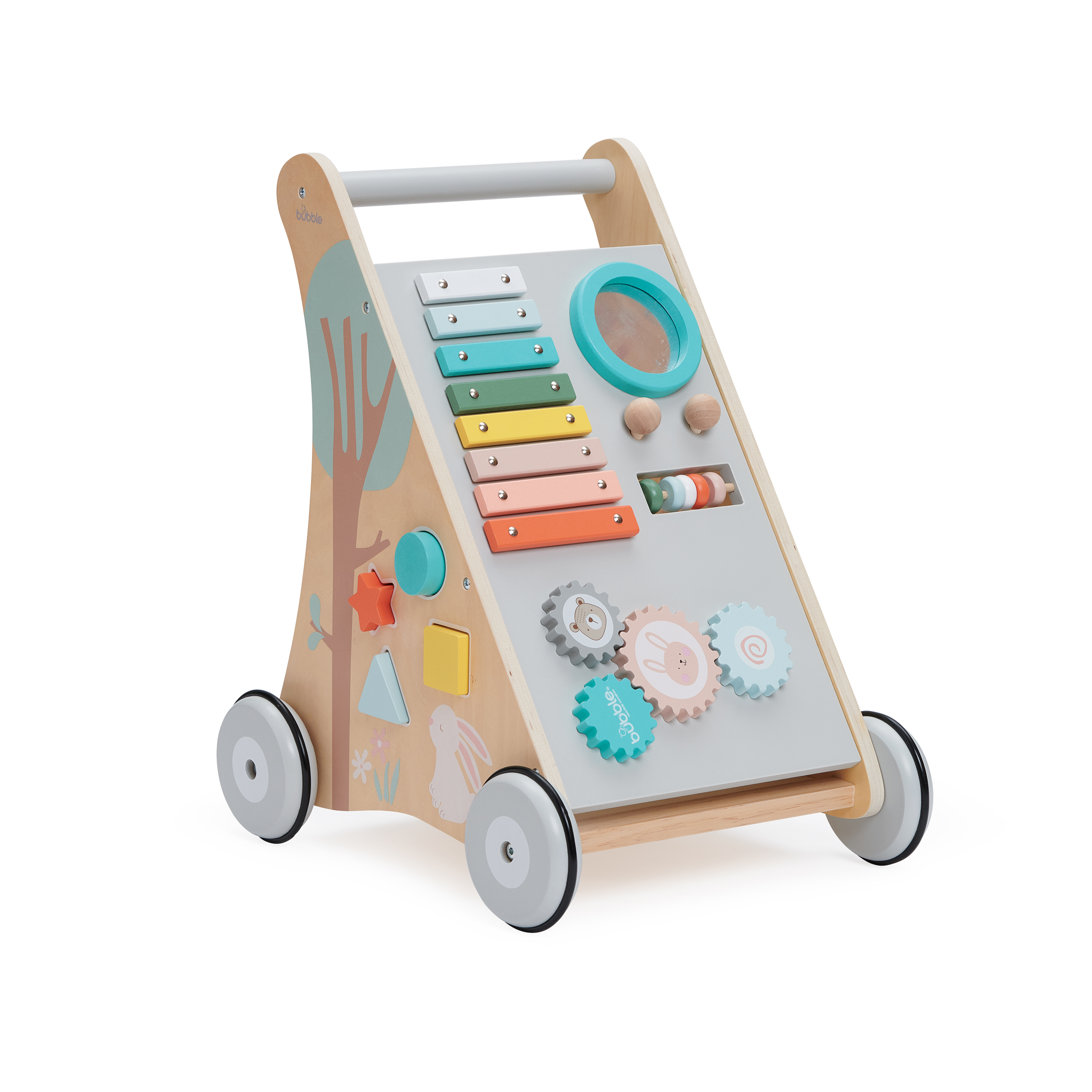 Bubble Wooden Activity Play Walker