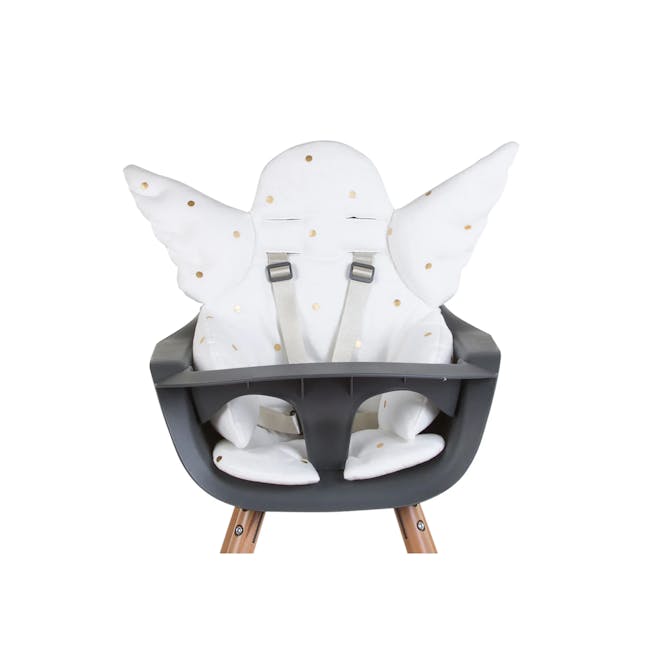 Childhome Angel Universal Seat Cushion - Jersey Gold Dots - 0