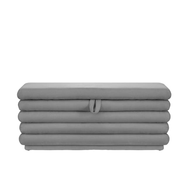 Anthony Storage Bench 1.2m - Pale Grey - 0