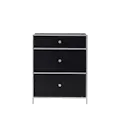 Ace 3 Drawer Chest 0.6m - Black