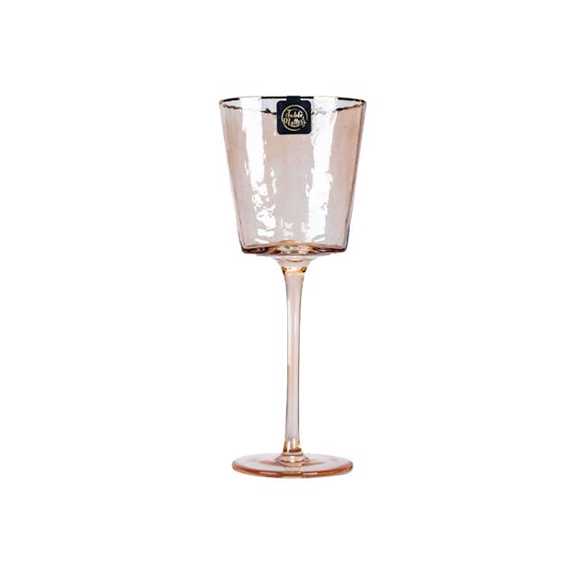 Table Matters Tsuchi Wine Glass 350ml - Amber - 0