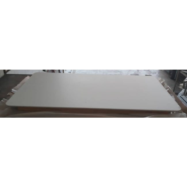 (As-is) Charmant Dining Table 1.4m - Natural, White - 8 - 1