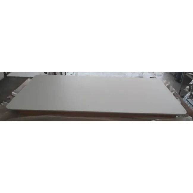 (As-is) Charmant Dining Table 1.4m - Natural, White - 8 - 2 - Table, wooden, flat surface, white, rectangular, tabletop