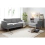 Soma 3 Seater Sofa - Grey (Scratch Resistant) - 1