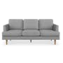 Soma 3 Seater Sofa - Grey (Scratch Resistant) - 0