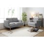 Soma 3 Seater Sofa - Grey (Scratch Resistant) - 6