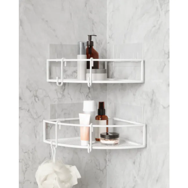 Cubiko Corner Bins (Set of 2) - White - 2