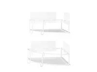 Cubiko Corner Bins (Set of 2) - White