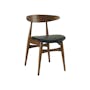 Tricia Dining Chair - Walnut, Espresso (Faux Leather) - 10