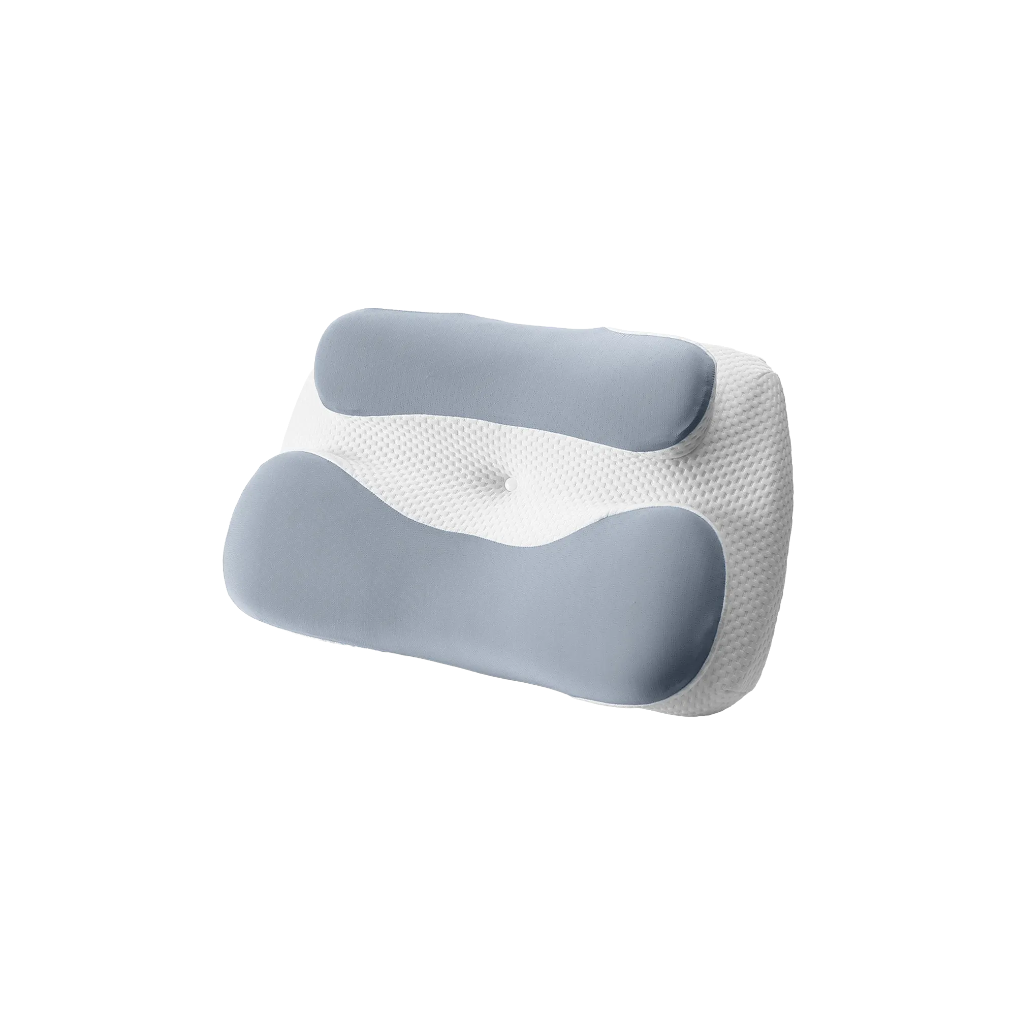 Bellami Plus Tech Series Ergo Rest Memory Foam Pillow Ergonomic Support - Blue / White