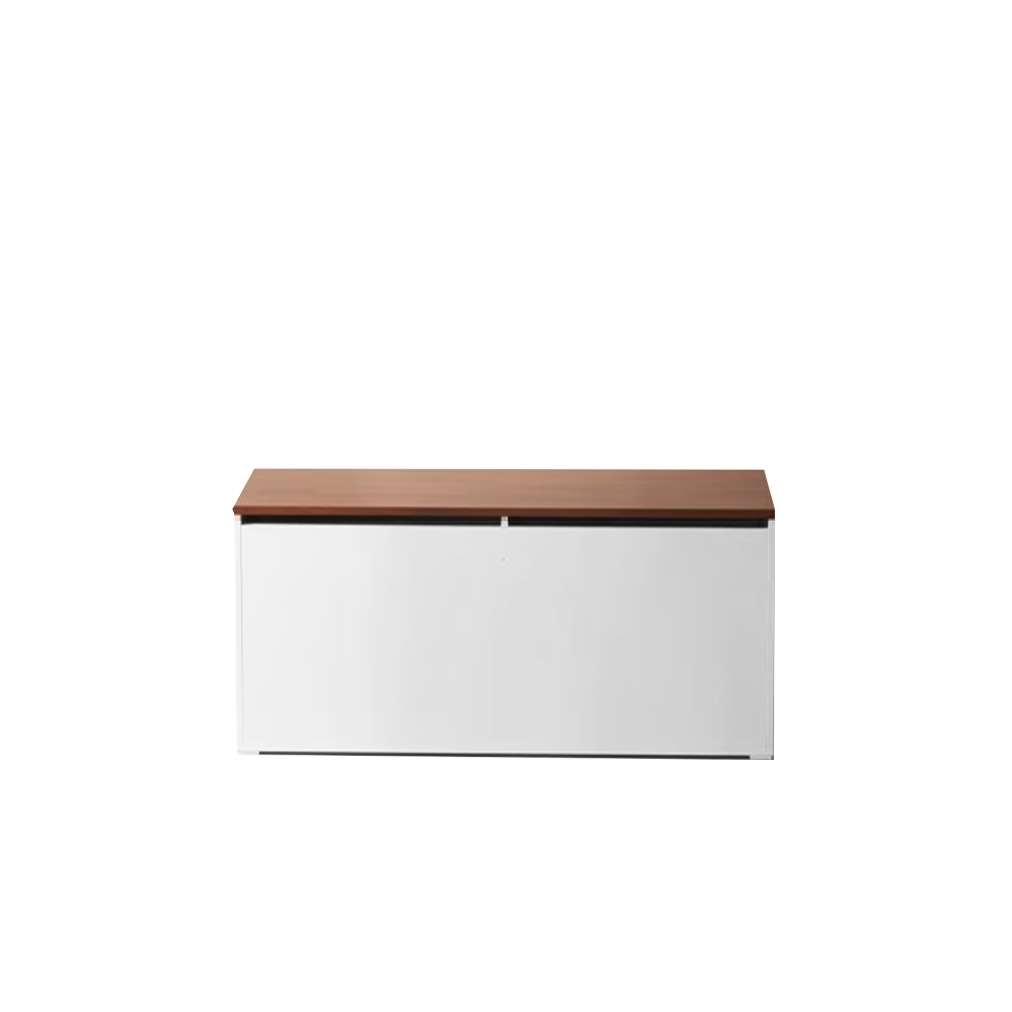 Benno Modular Storage Bench 0.8m - White Walnut