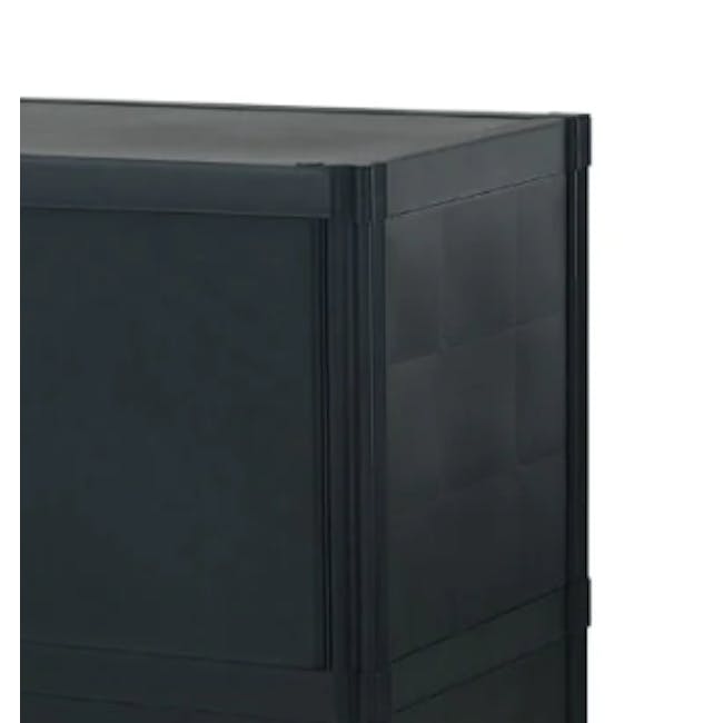Flo 4-Door Low Storage Cabinet - Night - 1