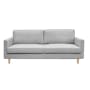 Cooper 3 Seater Sofa - Pebble (Fully Removable Covers) - 0