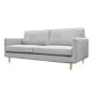 Cooper 3 Seater Sofa - Pebble (Fully Removable Covers) - 7