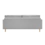 Cooper 3 Seater Sofa - Pebble (Fully Removable Covers) - 6
