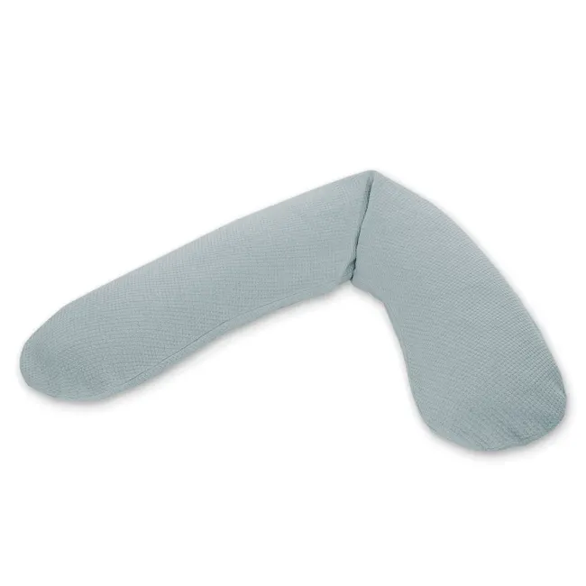 Theraline The Original Maternity and Nursing Pillow - Misty Blue Fine Knit - 1 - Light blue elastic ankle brace, soft fabric