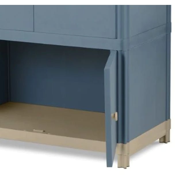 Flo 4-Door Low Storage Cabinet - Fog - 3