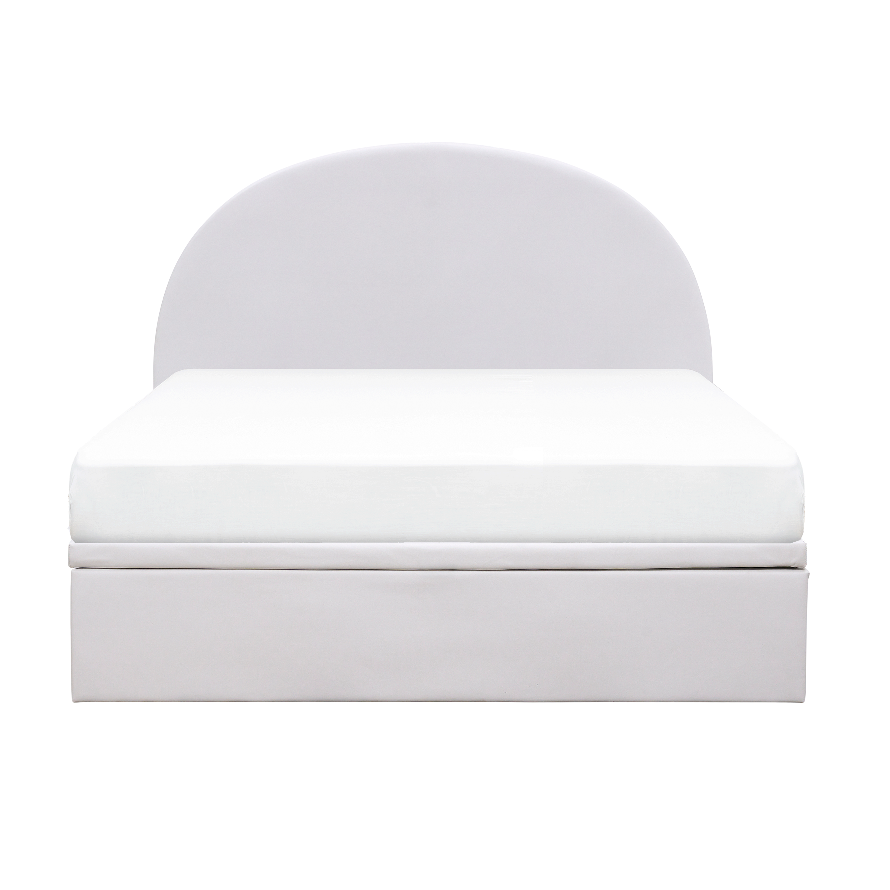 Aspen Queen Storage Bed - Ivory (Pet Friendly)