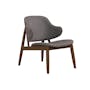 Stella Lounge Chair - Cocoa, Oyster Grey - 0