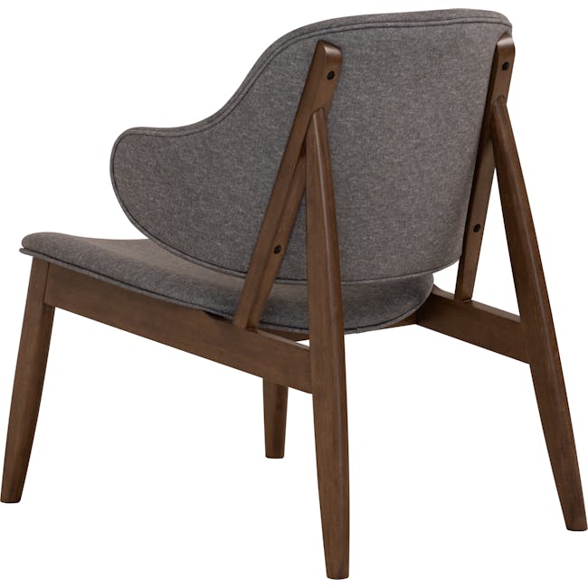 Stella Lounge Chair - Cocoa, Oyster Grey - 5