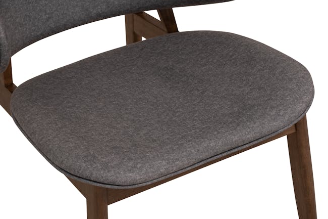 Stella Lounge Chair - Cocoa, Oyster Grey - 8
