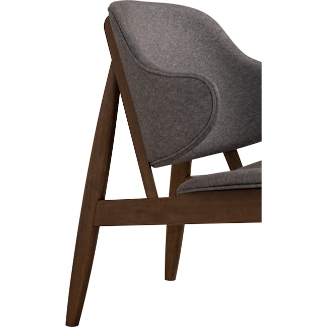 Stella Lounge Chair - Cocoa, Oyster Grey - 10