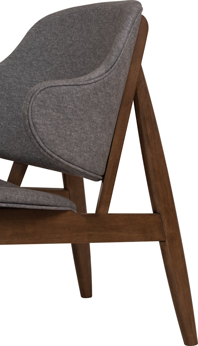 Stella Lounge Chair - Cocoa, Oyster Grey - 11