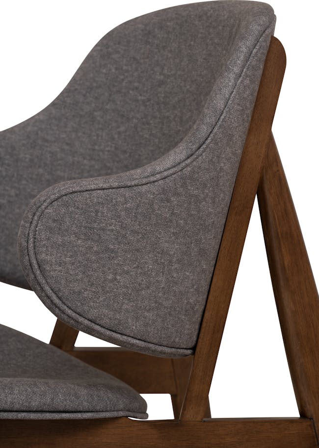 Stella Lounge Chair - Cocoa, Oyster Grey - 12