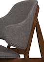 Stella Lounge Chair - Cocoa, Oyster Grey - 12