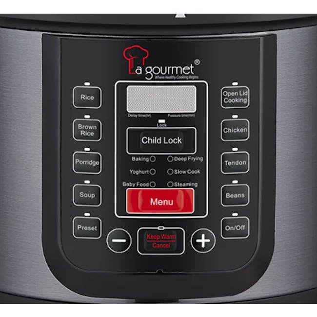 La Gourmet Healthy Electric Pressure Cooker 4L - 2