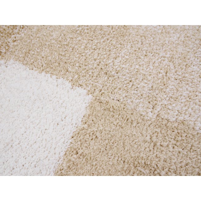 Cloud High Pile Rug - Beige Square (2 Sizes) - 1