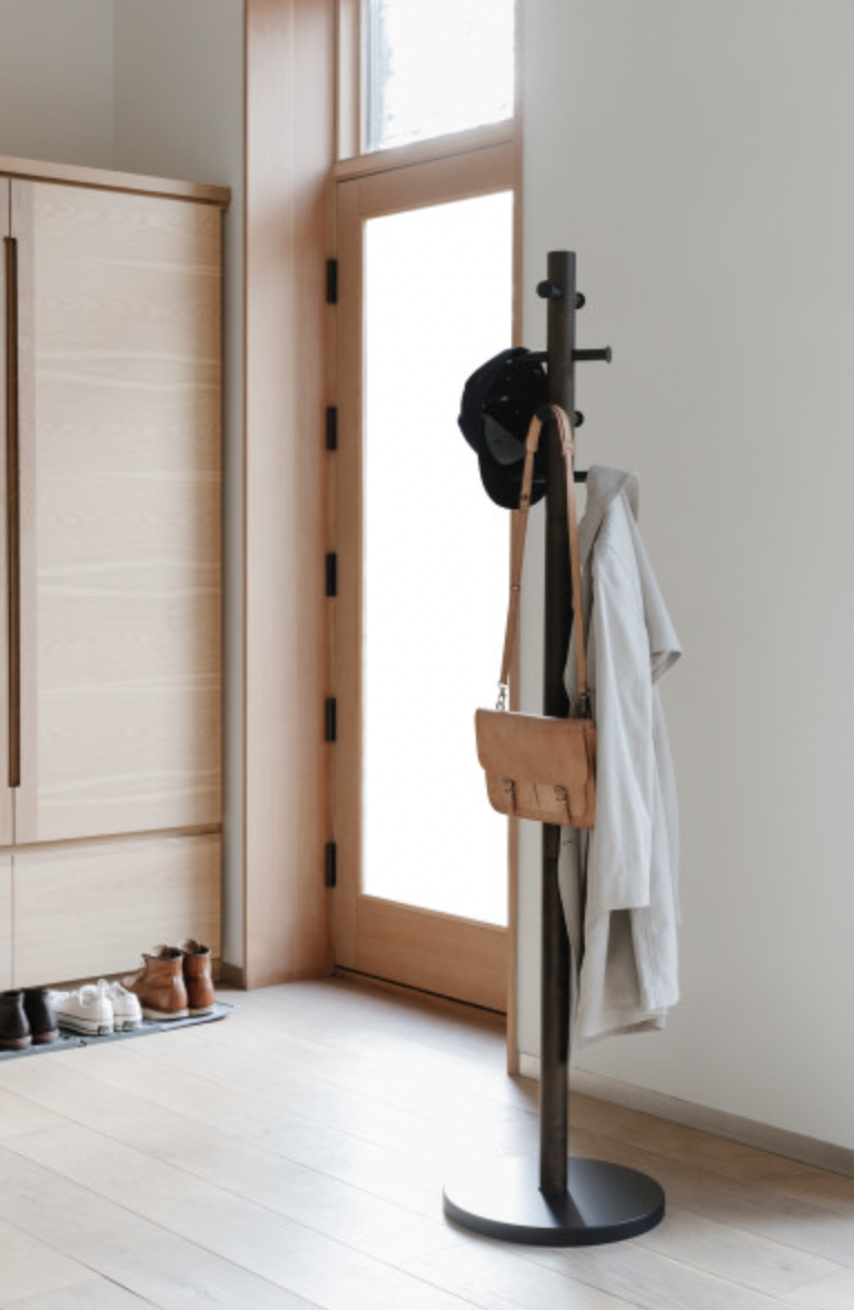Pillar Coat Rack Black, Walnut, Umbra Home Accents HipVan